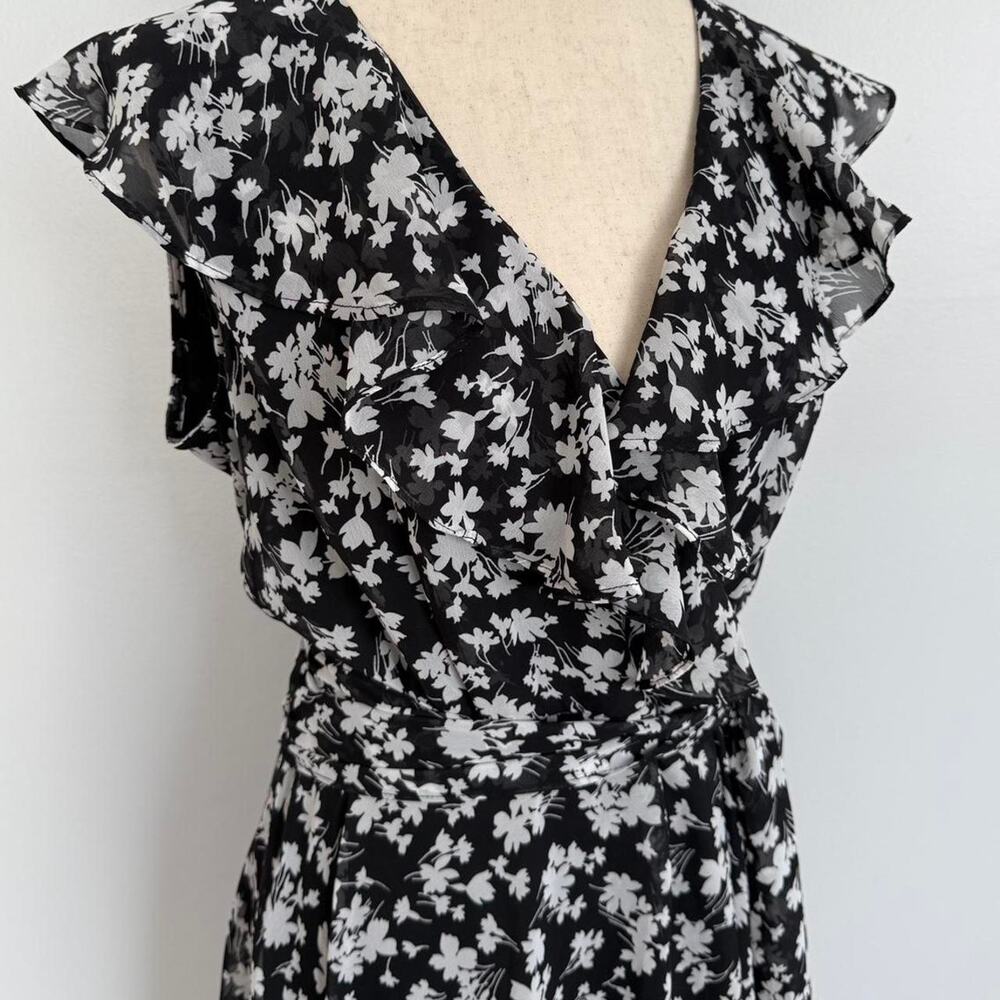 R&K Originals - Vintage ruffle maxi dress